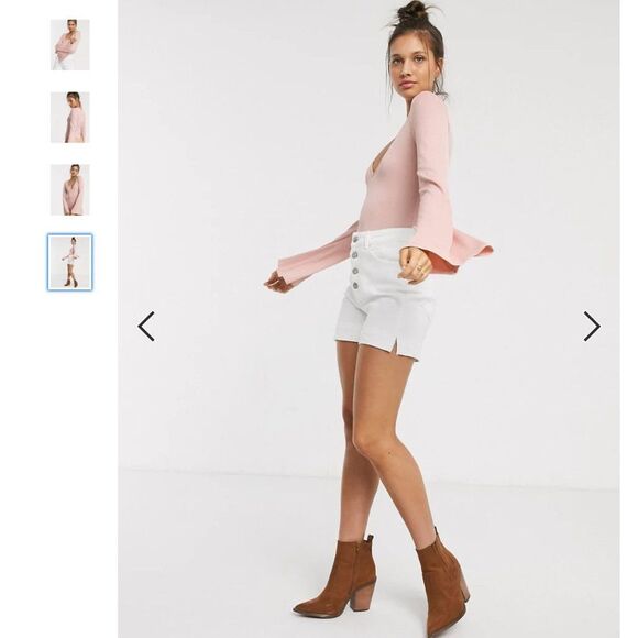 Free People Pink Charli Bodysuit - Picture 4 of 4